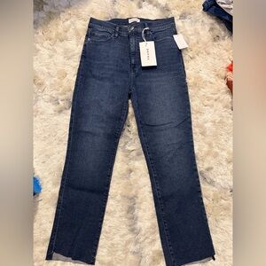 Frame High Straight Cascade Hem Women's Jeans